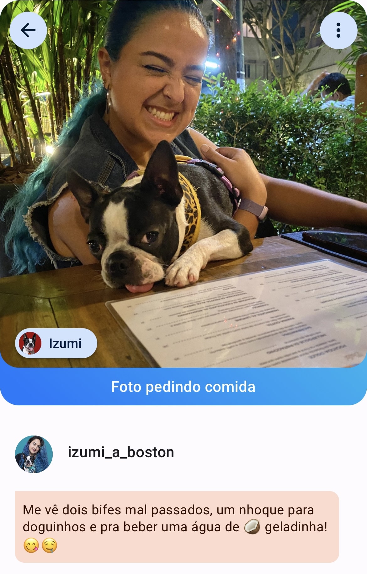 user's moment picture